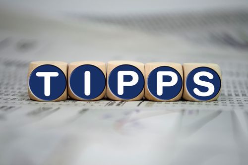 TIPPS - Würfelbuchstaben